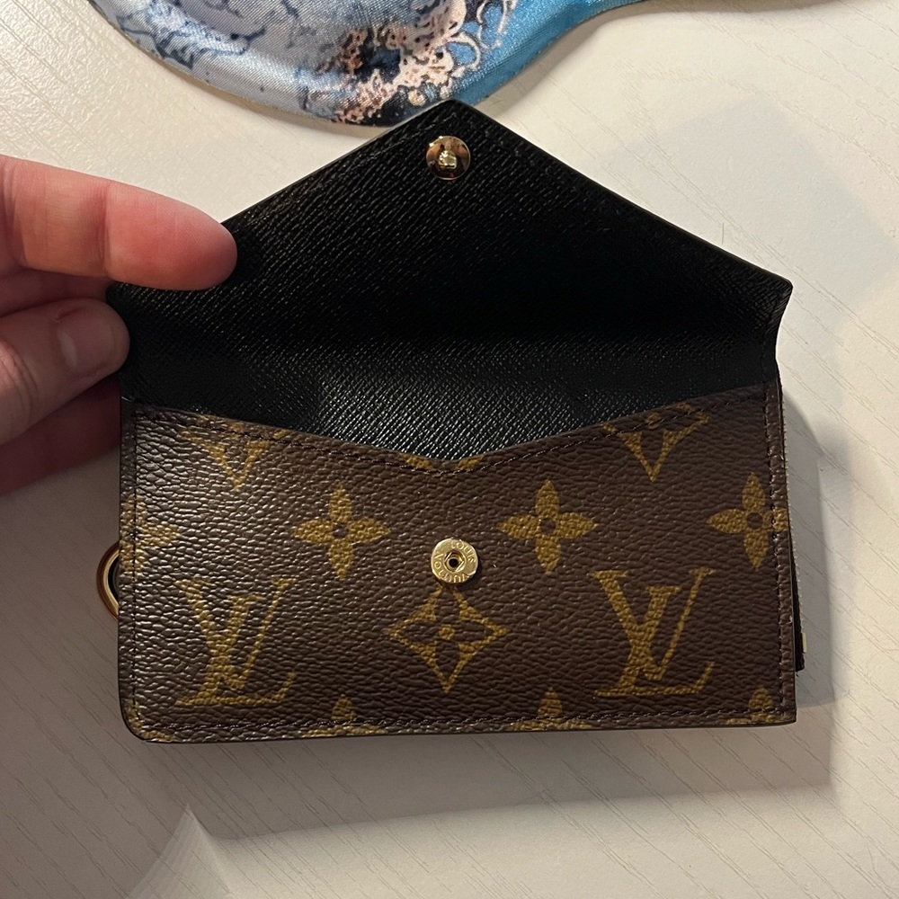 Louis Vuitton Brown Monogram Canvas Card Holder with Gold Hardware - Picture 5 of 7
